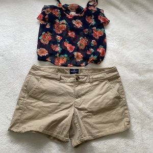 Khaki shorts